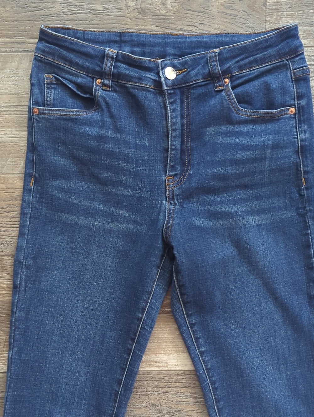 RANCH DRESS'N Fallon Taylor Barrel Pocket Medium Wash Denim bootcut jean S (2-4) - Picture 4 of 16